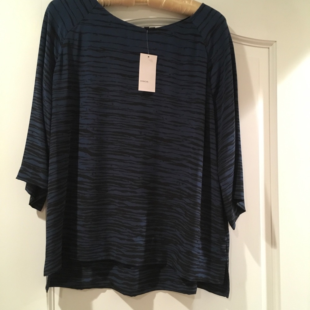 NWT Vince silk blouse